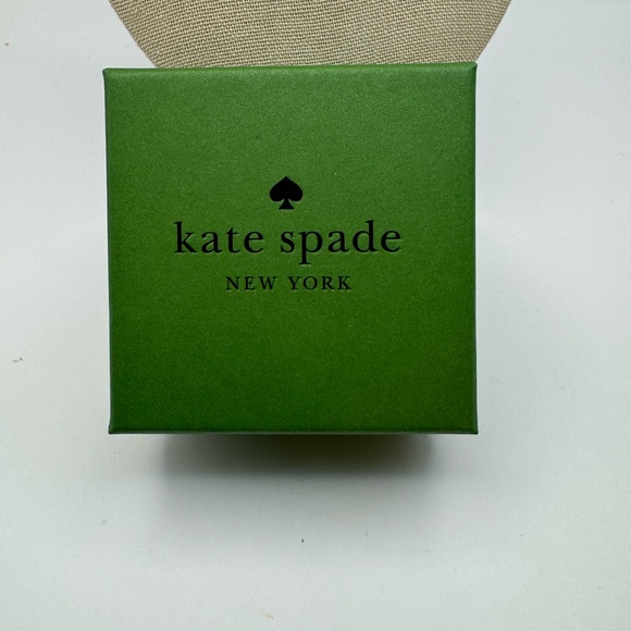 $59 MSRP Kate Spade “ Lock & Spade” Stud Earrings Gold Tone New With Tag & Box - Picture 8 of 17